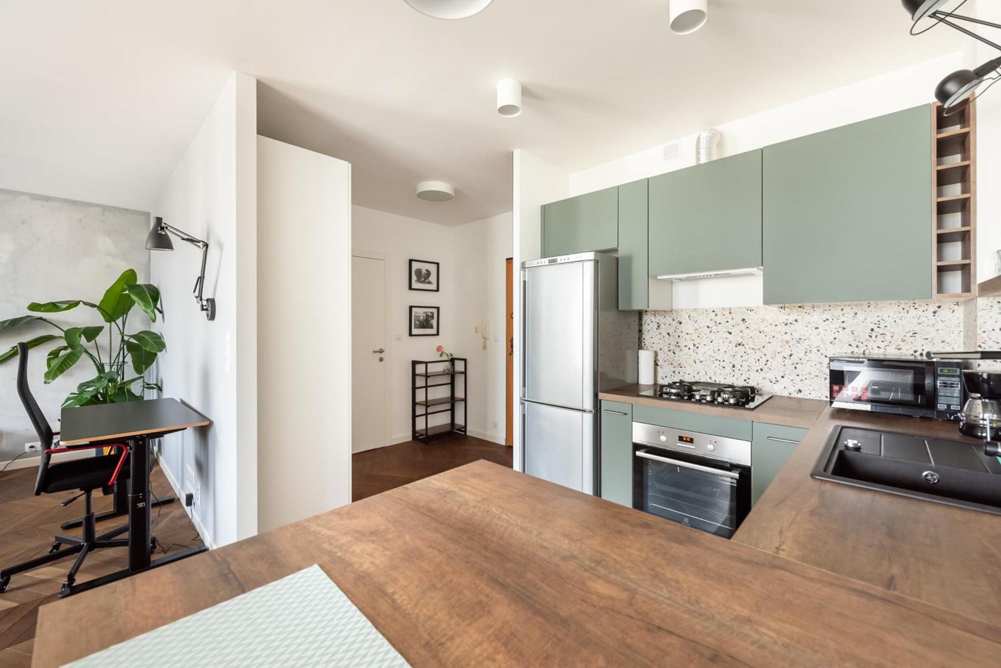 Apartment Zielone Zacisze Retro Warsaw