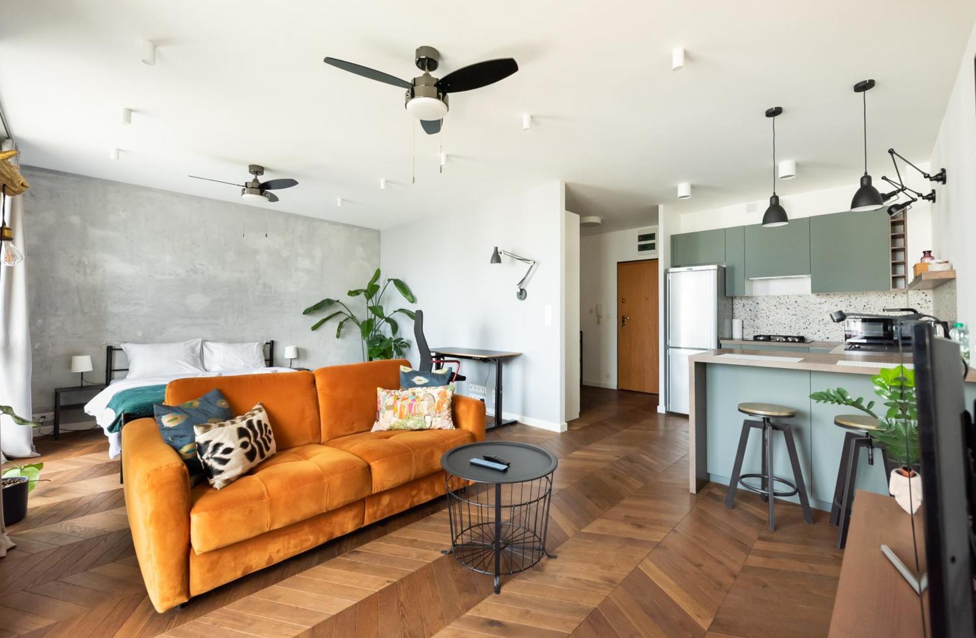 Apartment Zielone Zacisze Retro Warsaw